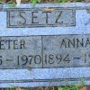 Setz Peter 1885-1970 Anna 1894-1961 Grabstein